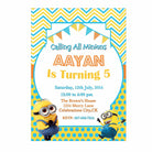 Despicable Me Minions Inspired Invitations ALL PARTY SUPPLIES Pretty UR Party