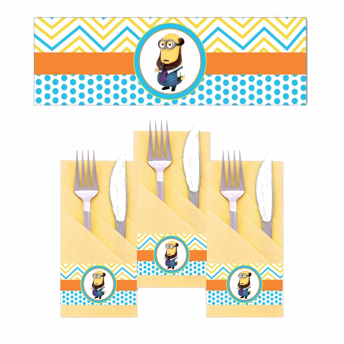 Despicable Me Minions Napkin Rings
