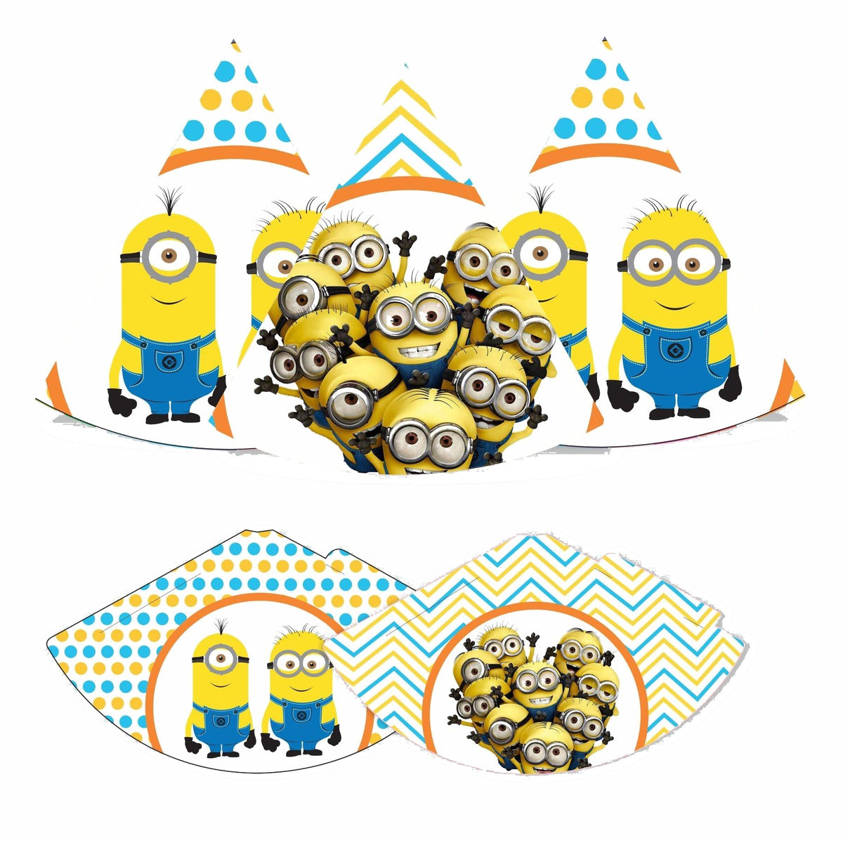 Despicable Me Minions Hats - Pack of 10