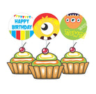 Monster Theme Cupcake / Food Toppers THEME PARTIES Pretty UR Party