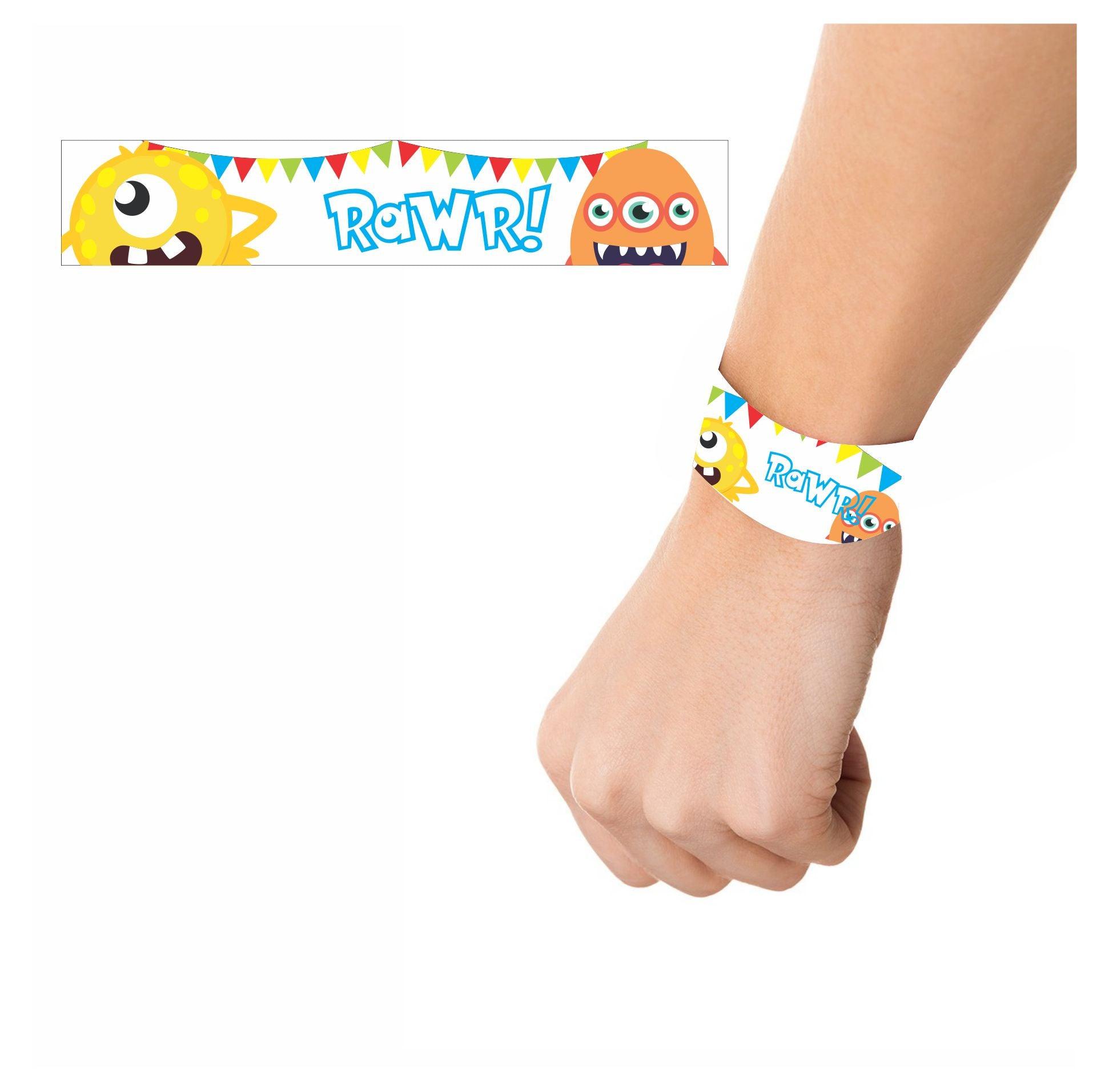 Monster Wrist Bands - Pack of 10 THEME PARTIES Pretty UR Party