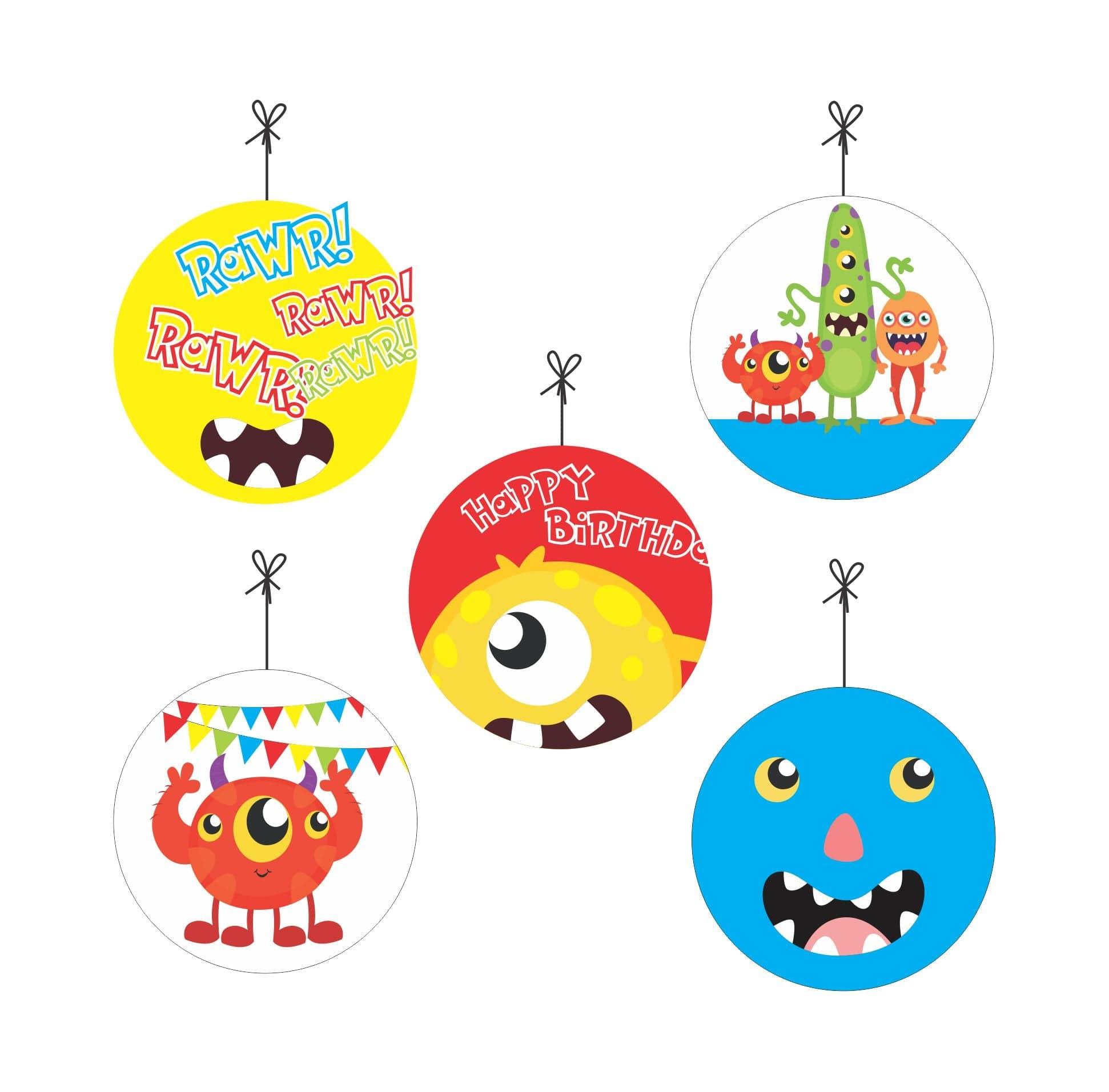 Monster Theme Danglers THEME PARTIES Pretty UR Party