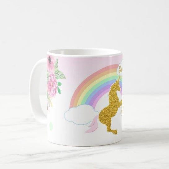Personalised Unicorn Mug THEME PARTIES Pretty UR Party