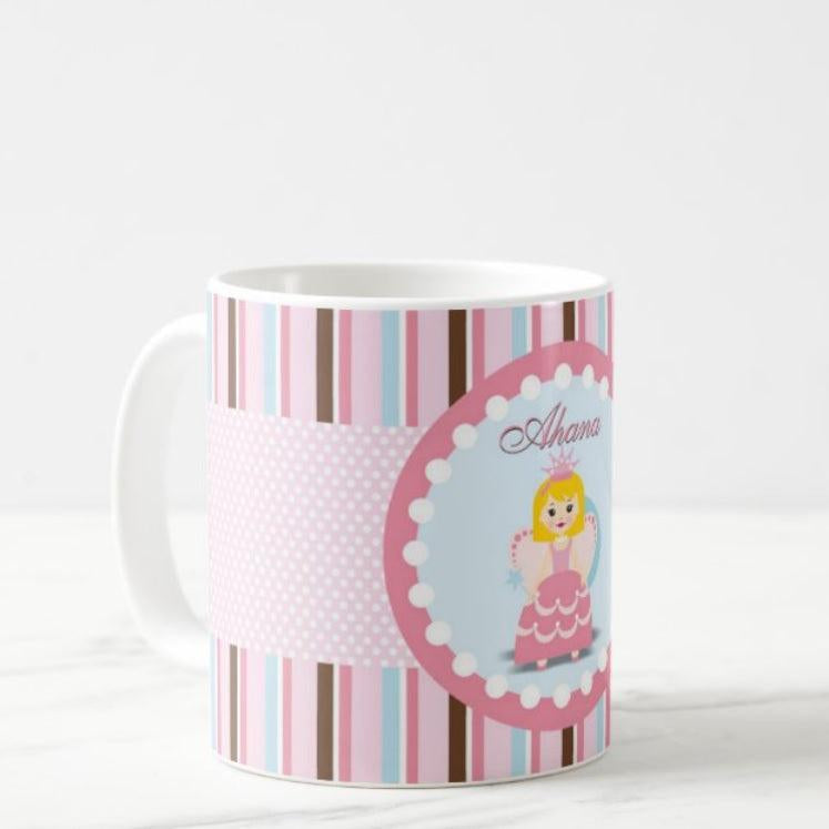Personalised Fairy Princess Mug THEME PARTIES Pretty UR Party