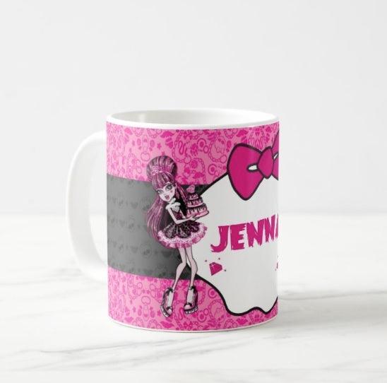 Personalised Monster High Mug RETURN GIFTS Pretty UR Party