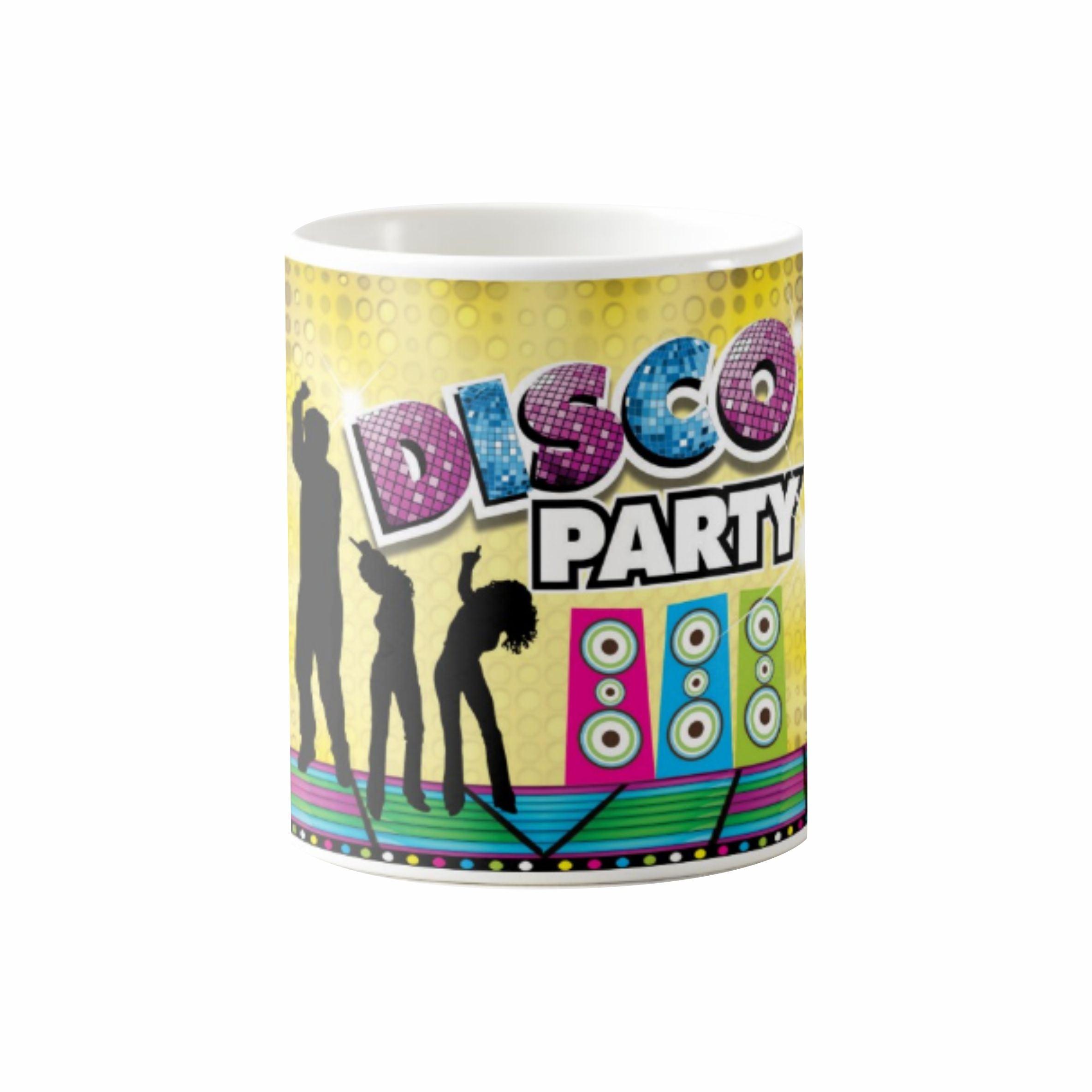 Personalized Disco Mug THEME PARTIES Pretty UR Party