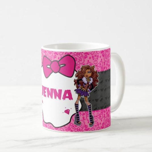Personalised Monster High Mug RETURN GIFTS Pretty UR Party