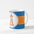 Personalised Little Cowboy Mug THEME PARTIES Pretty UR Party