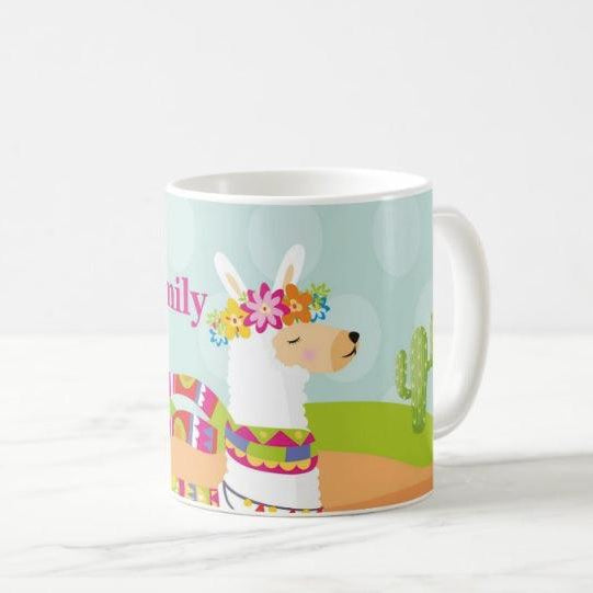 Personalised Llama Mug THEME PARTIES Pretty UR Party