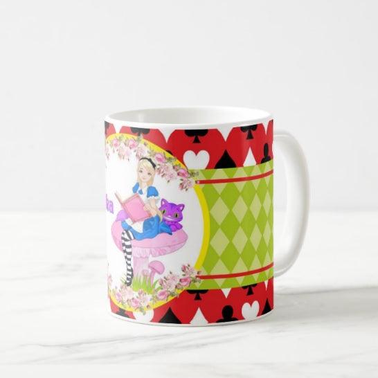 Personalised Alice in Wonderland Mug RETURN GIFTS Pretty UR Party