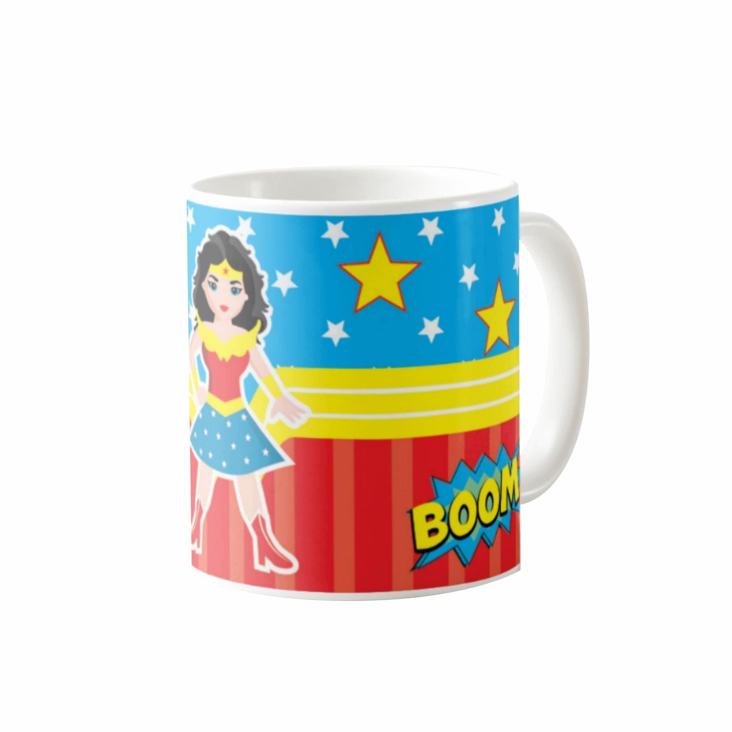 Personalized Wonder Woman Mug RETURN GIFTS Pretty UR Party
