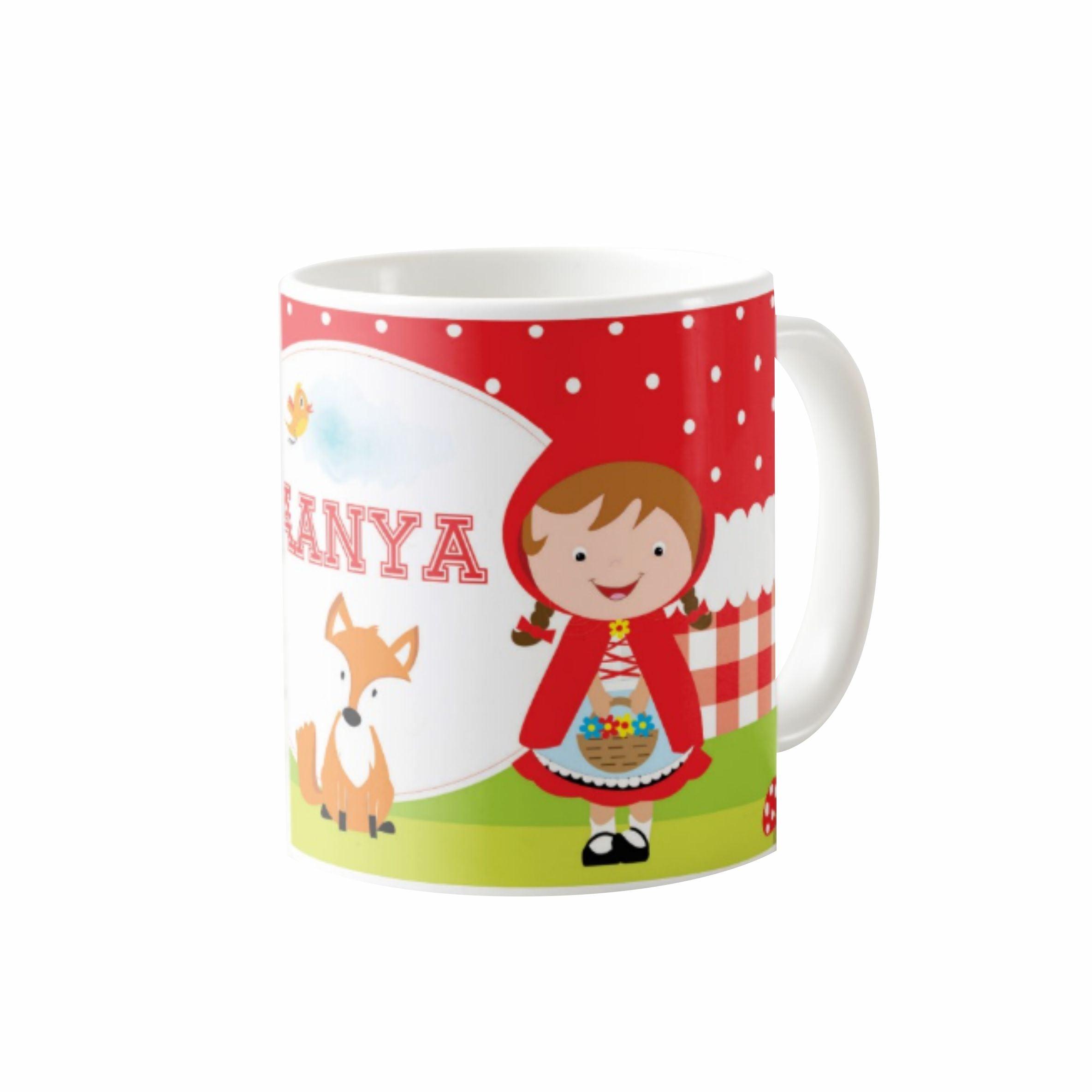Personalized Little Red Riding Hood Mug THEME PARTIES Pretty UR Party