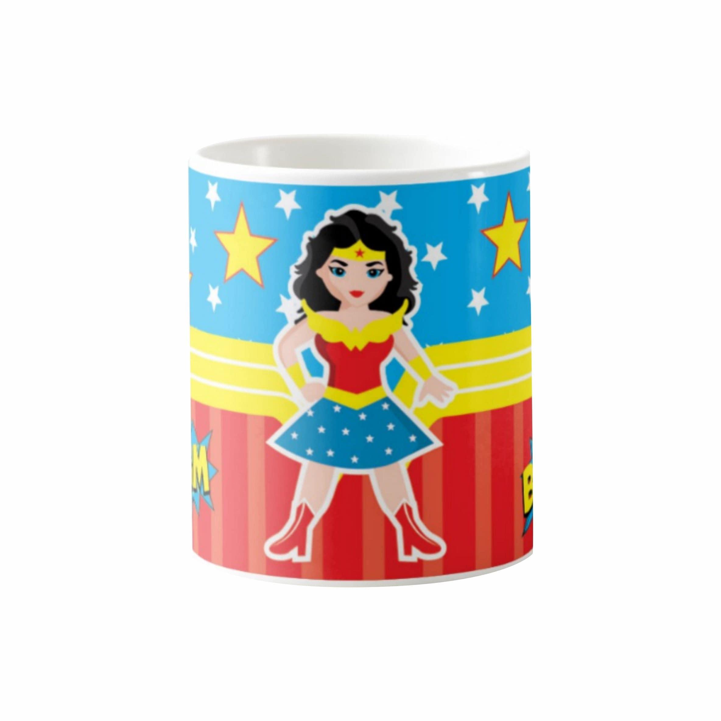 Personalized Wonder Woman Mug RETURN GIFTS Pretty UR Party