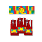 Lego inspired Napkin Rings THEME PARTIES Pretty UR Party