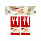 Travel Theme Napkin Rings THEME PARTIES Pretty UR Party