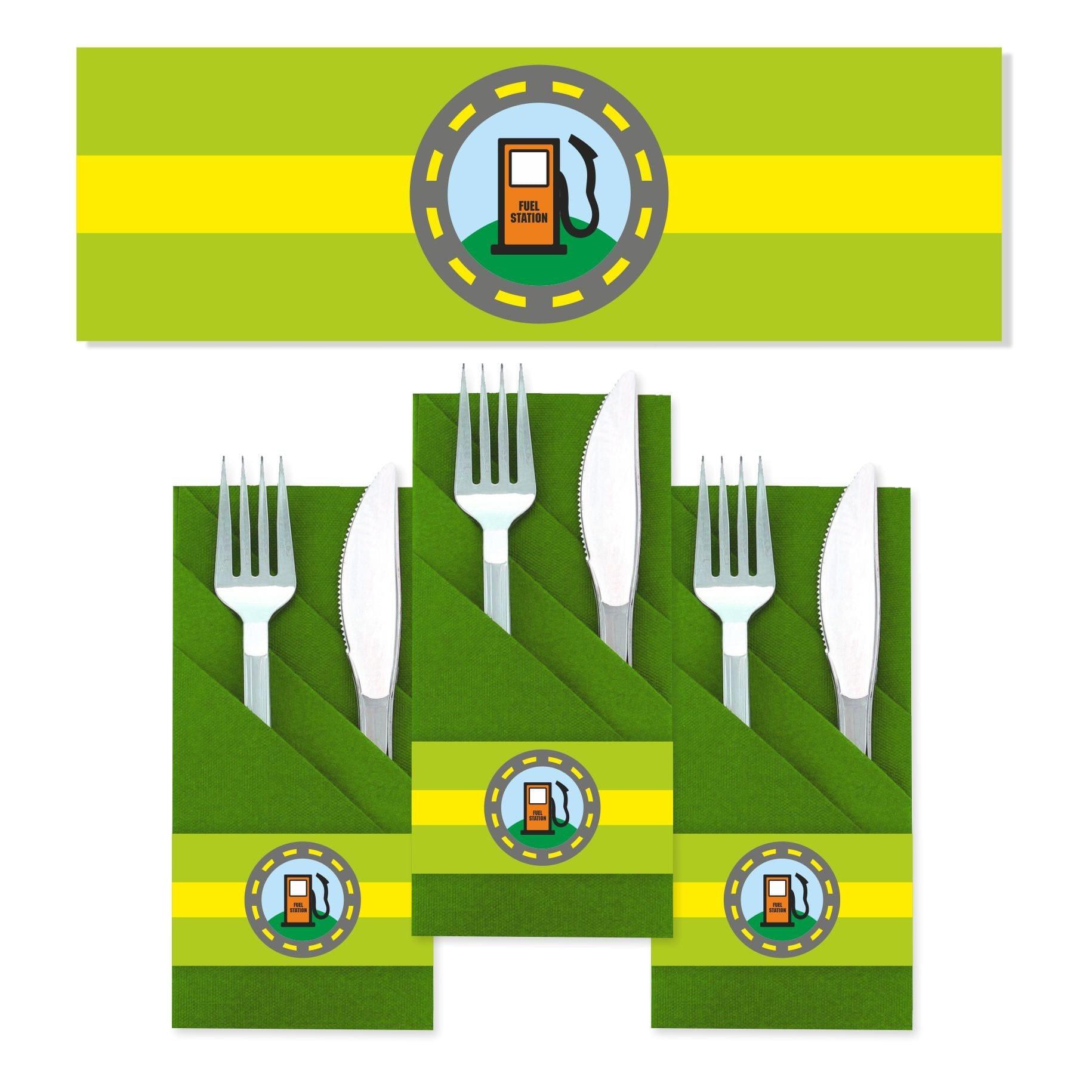 Wheels On The Bus Napkin Rings THEME PARTIES Pretty UR Party