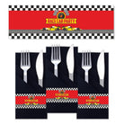 Race Car Party Napkin Rings THEME PARTIES Pretty UR Party