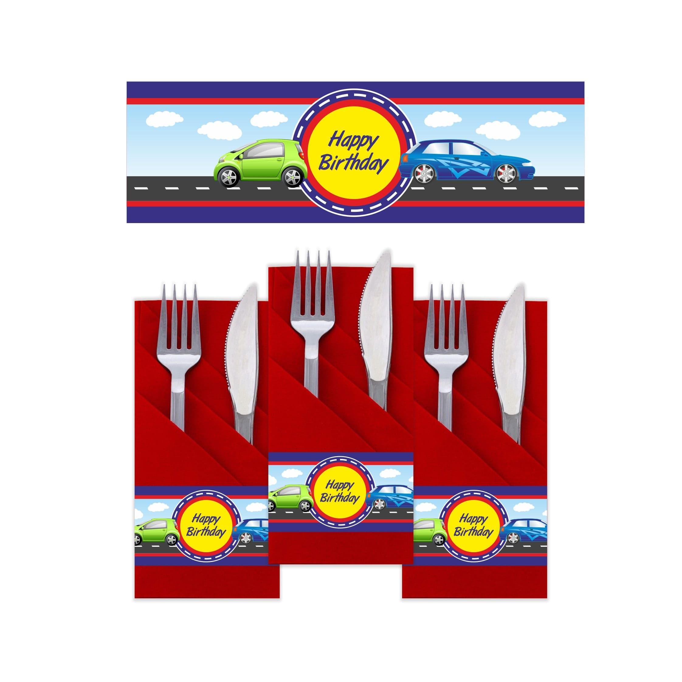 Transport Napkin Rings THEME PARTIES Pretty UR Party