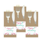 Mint and Pink Floral 1st Birthday Theme Napkin Rings ALL PARTY SUPPLIES Pretty UR Party