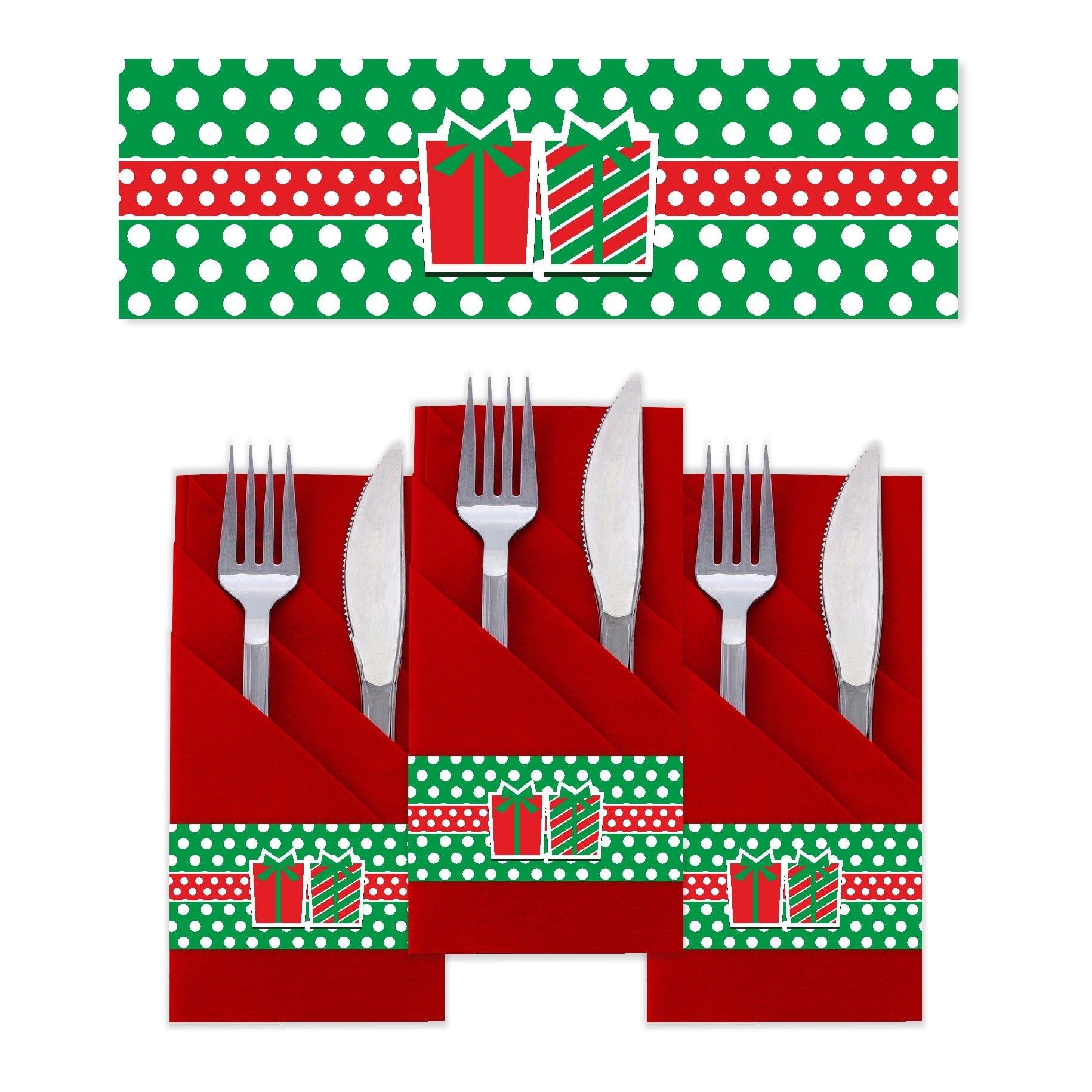 Santa's Friends Napkin Rings ALL PARTY SUPPLIES Pretty UR Party