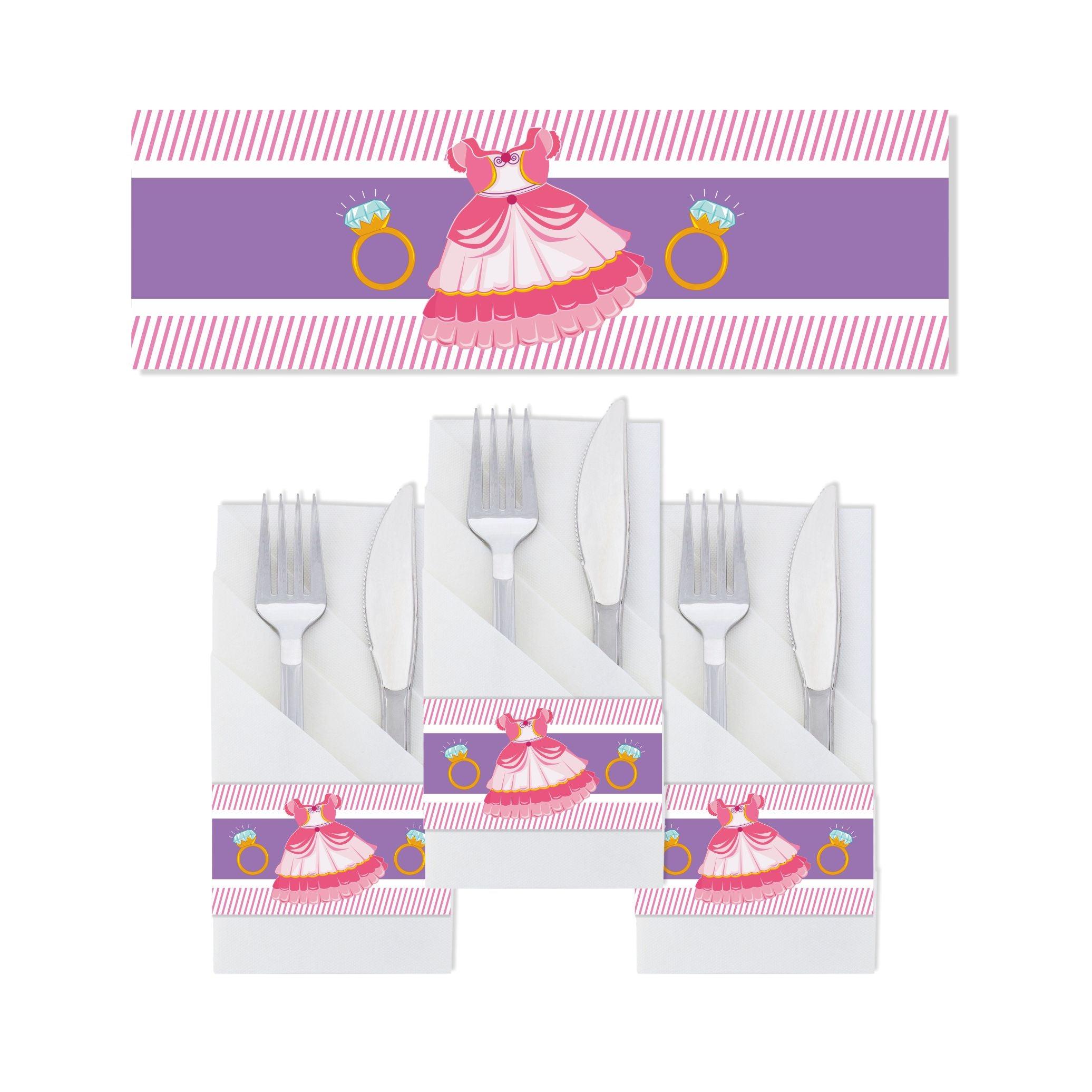 Cinderella Inspired Napkin Rings THEME PARTIES Pretty UR Party