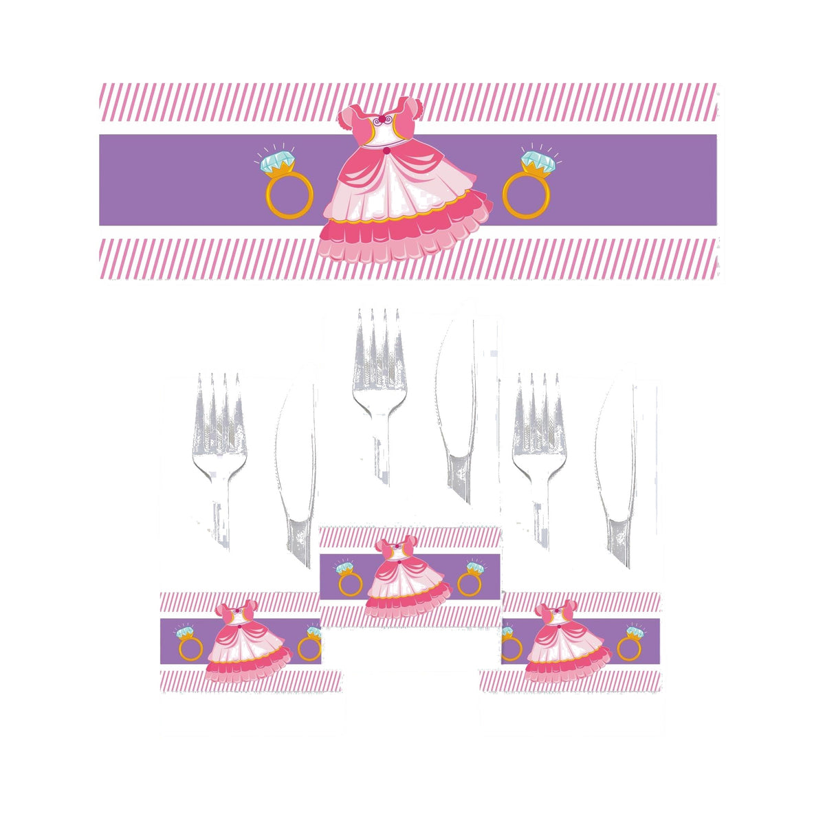 Cinderella Inspired Napkin Rings