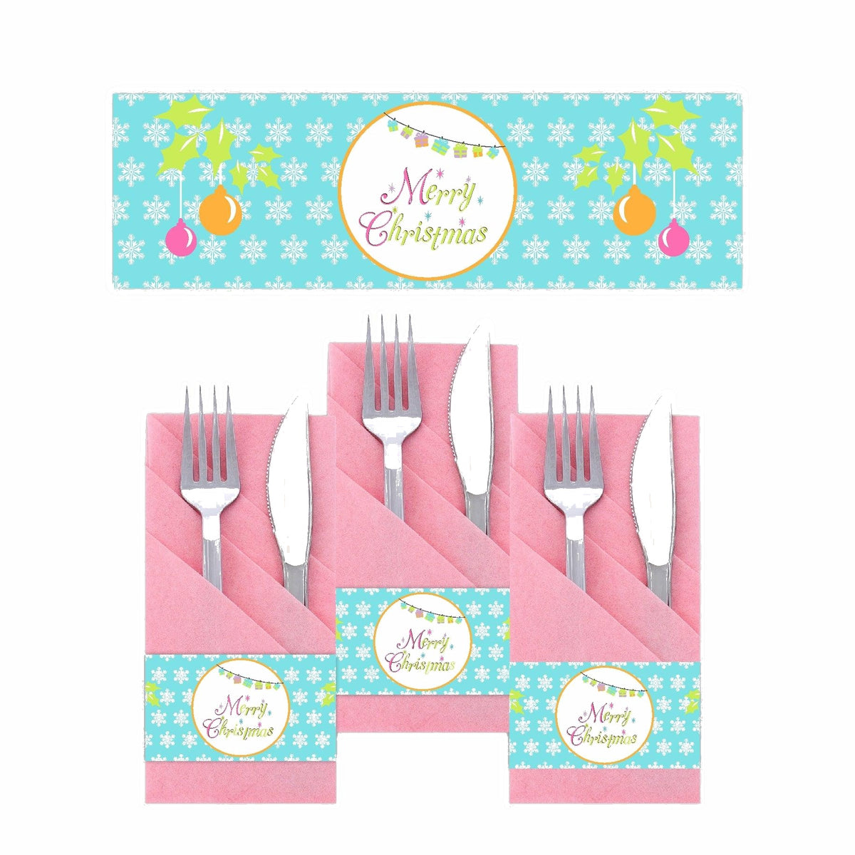 Merry and Bright Napkin Rings