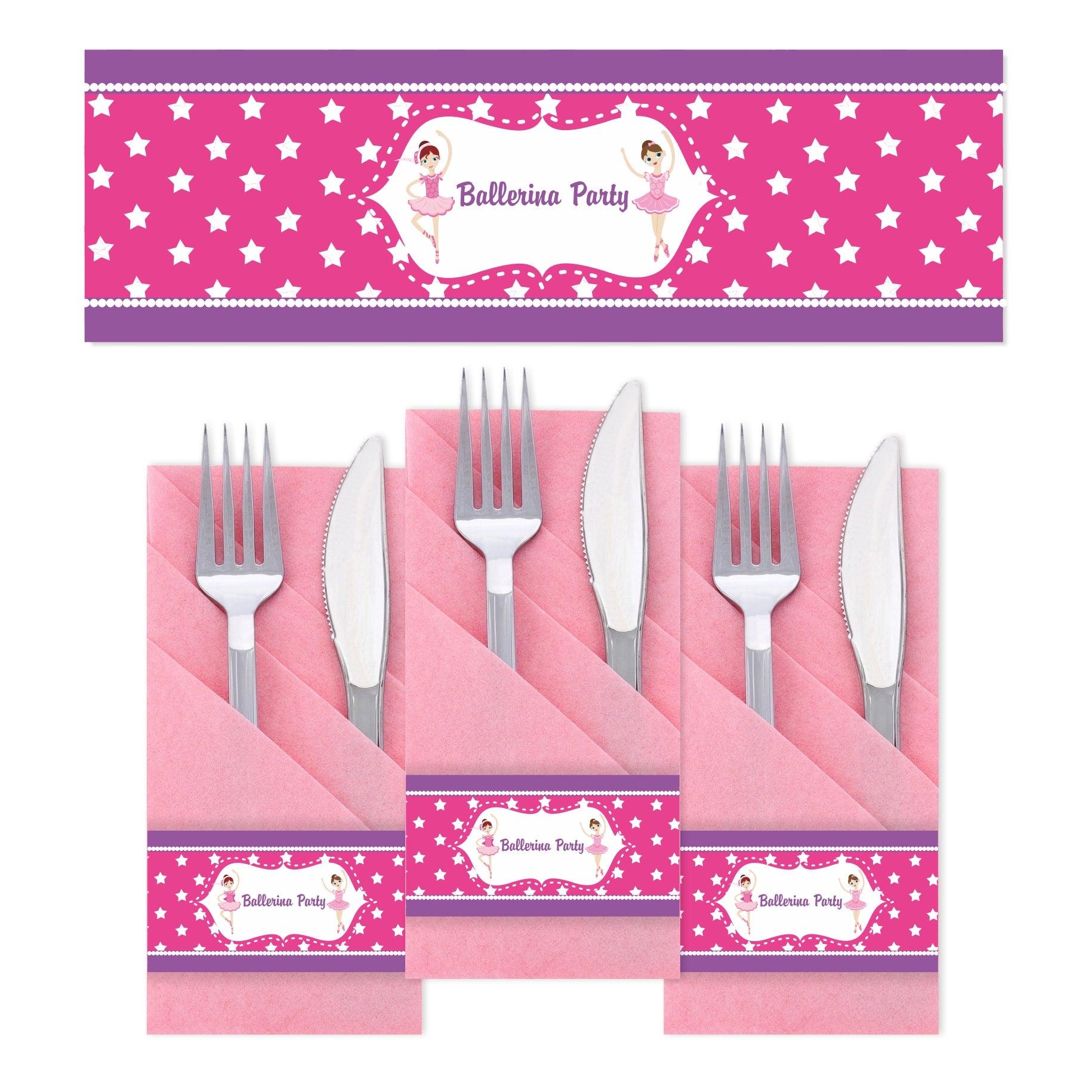 Ballerina Napkin Rings THEME PARTIES Pretty UR Party