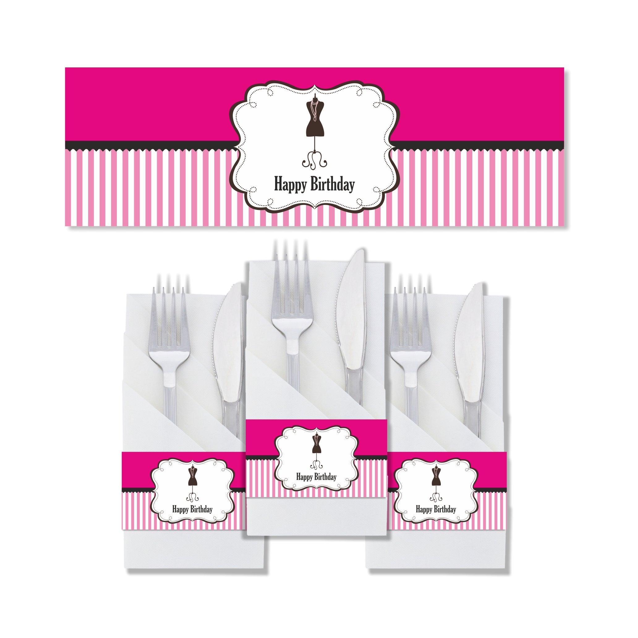 Paris Napkin Rings THEME PARTIES Pretty UR Party