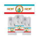 Robot Theme Napkin Rings THEME PARTIES Pretty UR Party
