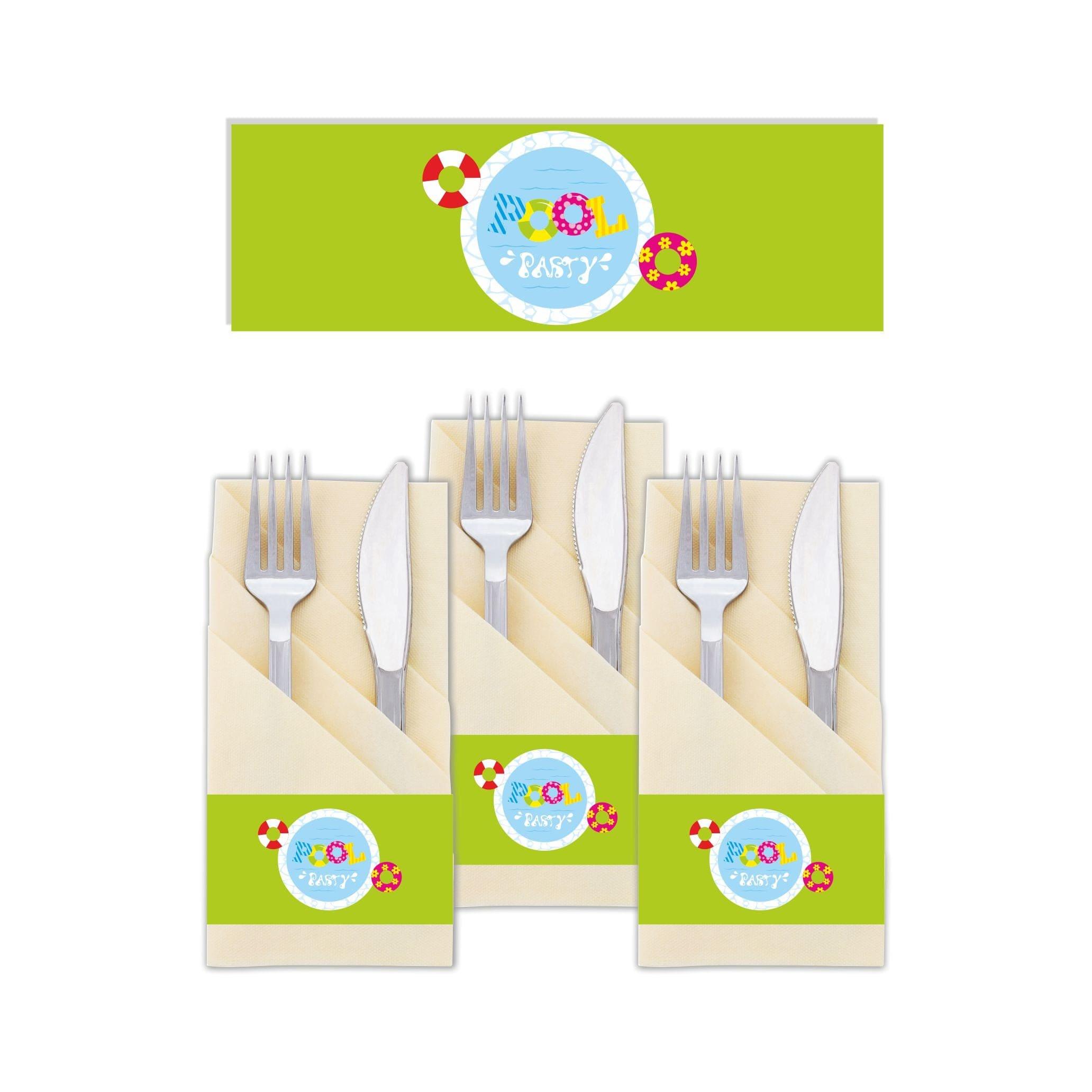 Pool Party Napkin Rings THEME PARTIES Pretty UR Party