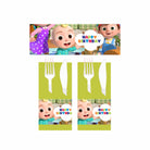 Cocomelon Theme Napkin Rings THEME PARTIES Pretty UR Party