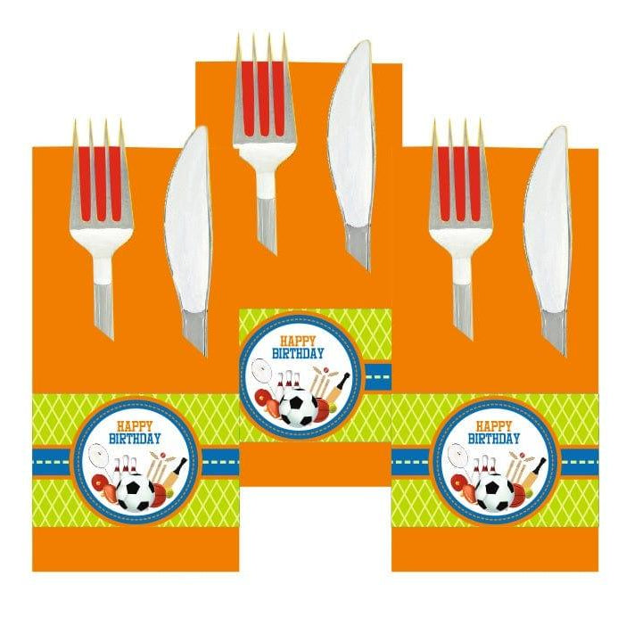 Sports Napkin Rings THEME PARTIES Pretty UR Party