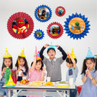 Ninjago Paper Fans - Set of 6 THEME PARTIES Pretty UR Party