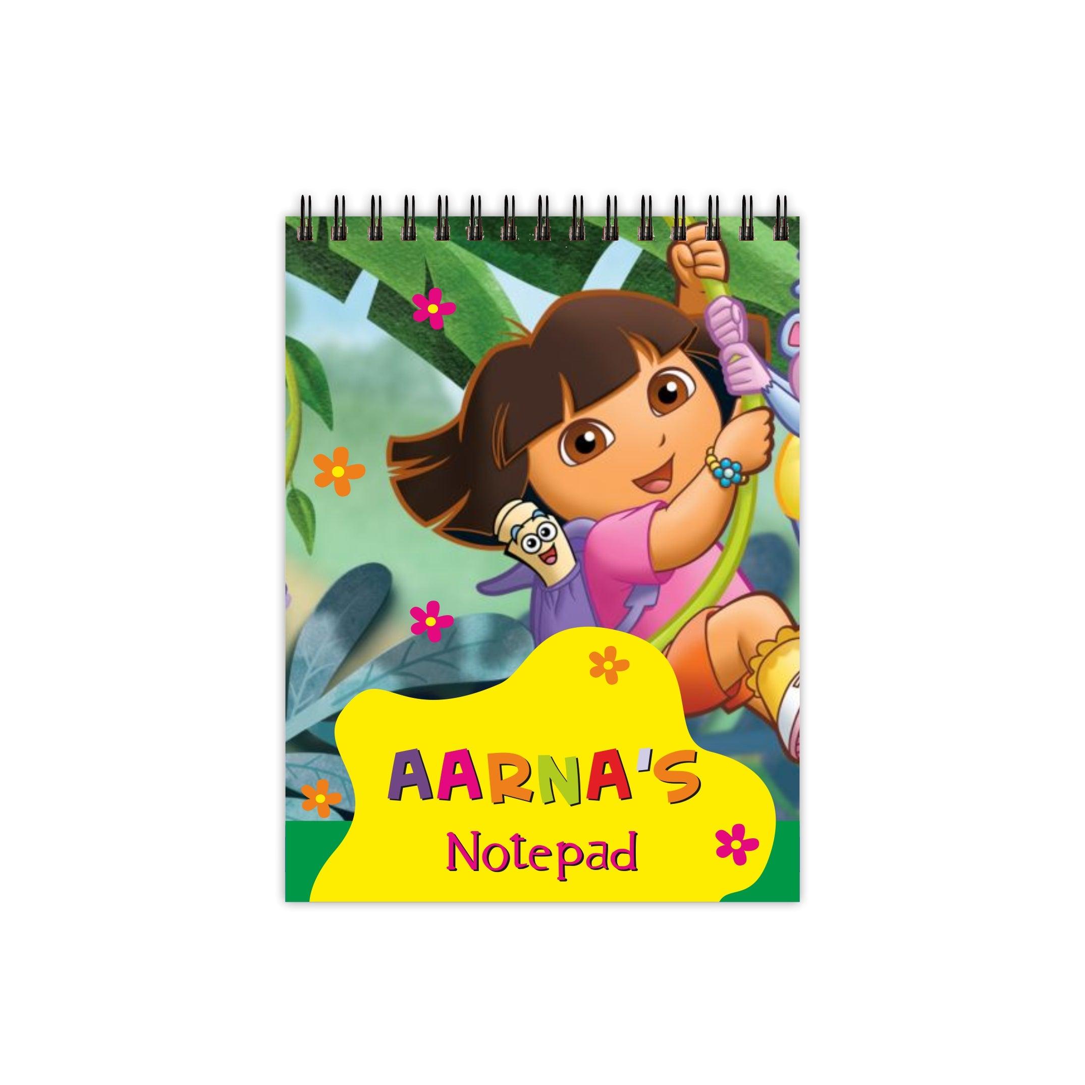 Dora the Explorer Note Pads PERSONALISED Pretty UR Party