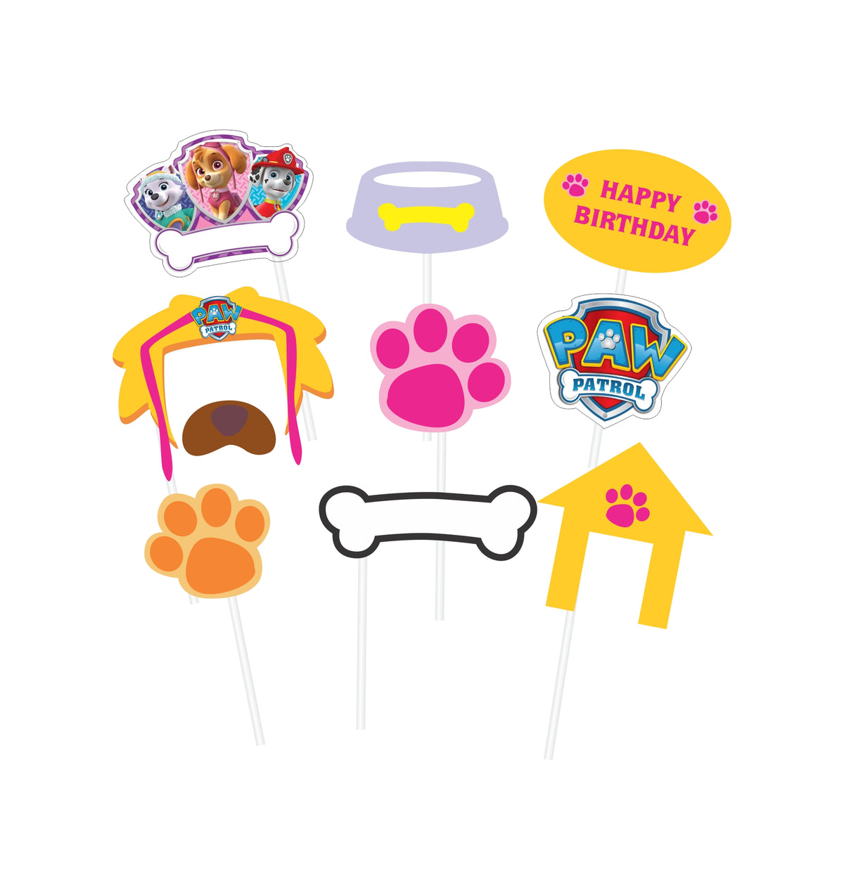 Paw Patrol Pink Photo Prop