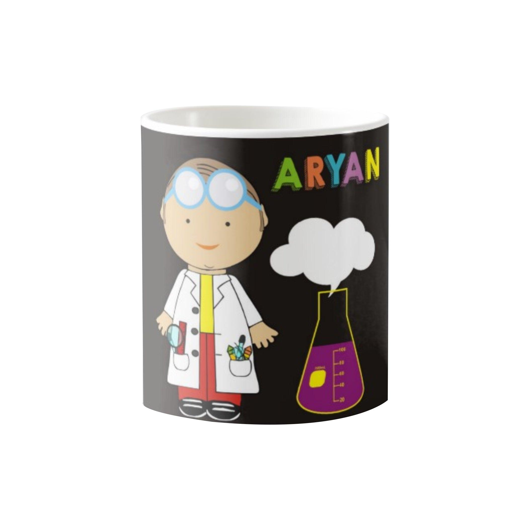 Personalised Mad Scientist Pen/Pencil Holder PERSONALISED Pretty UR Party