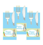 Peter Rabbit Theme Napkin Rings THEME PARTIES Pretty UR Party