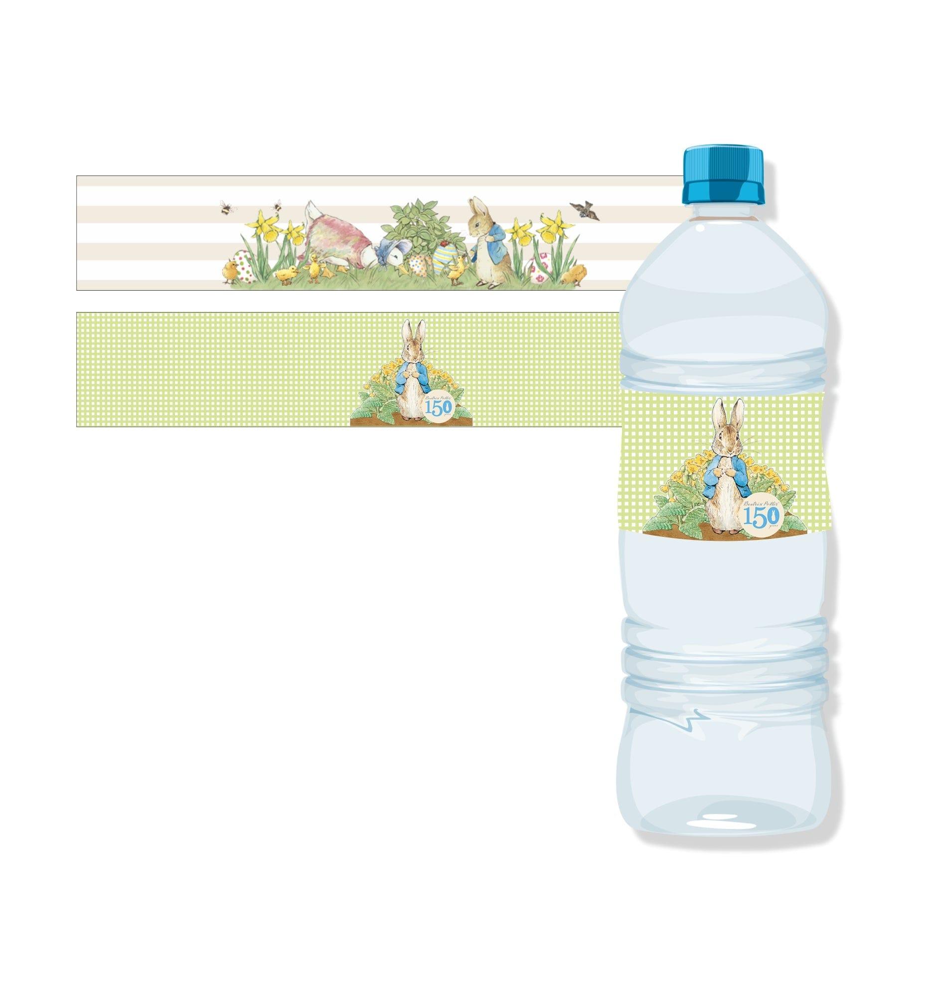 Peter Rabbit Theme Water Bottle Labels THEME PARTIES Pretty UR Party