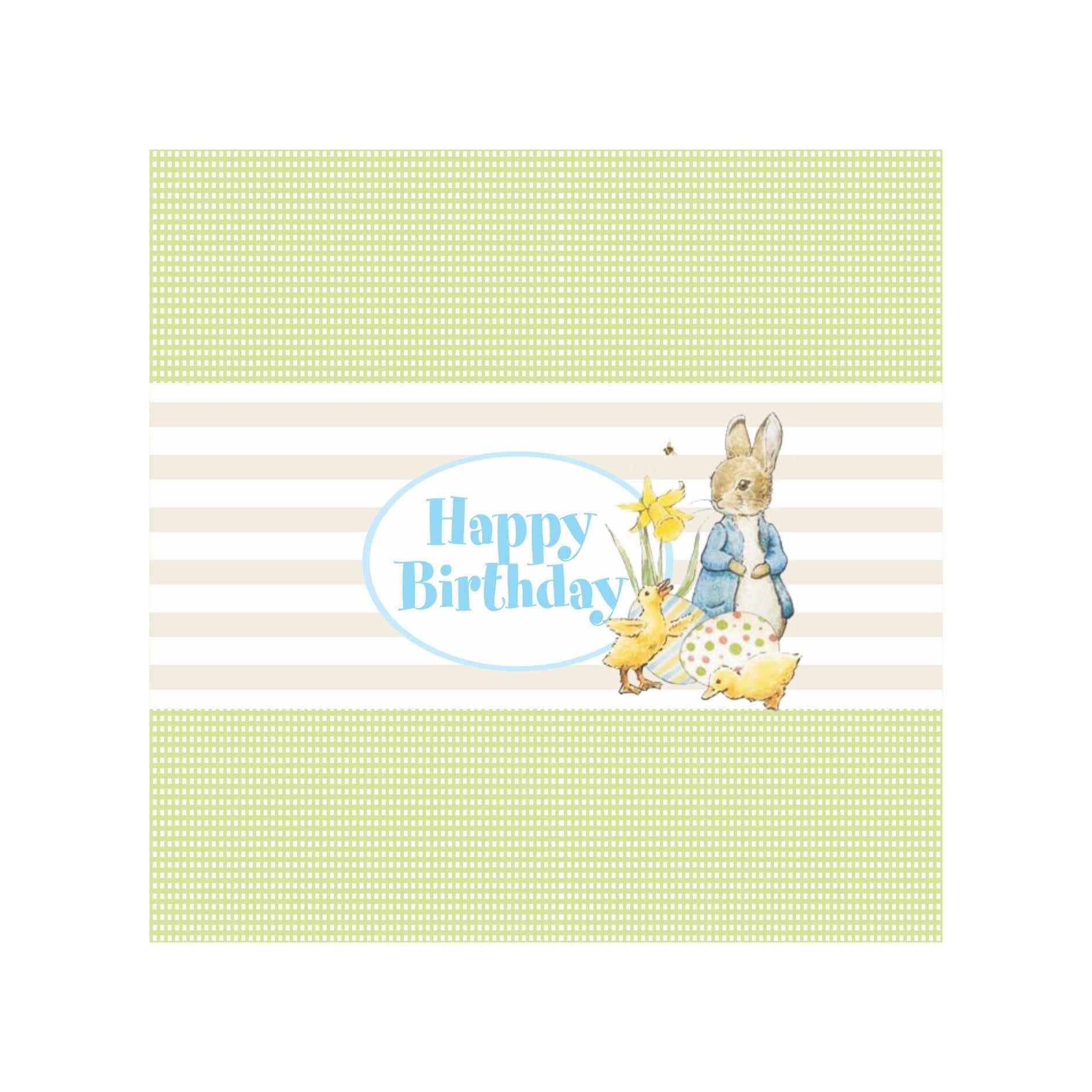 Peter Rabbit Theme Chocolate Wrappers THEME PARTIES Pretty UR Party
