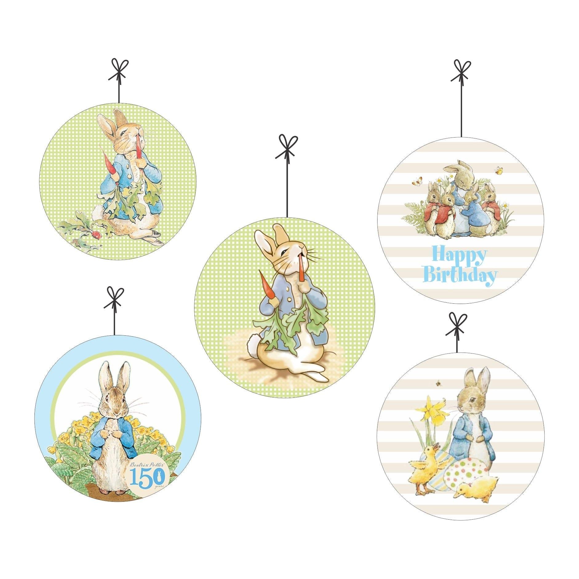 Peter Rabbit Theme Danglers THEME PARTIES Pretty UR Party