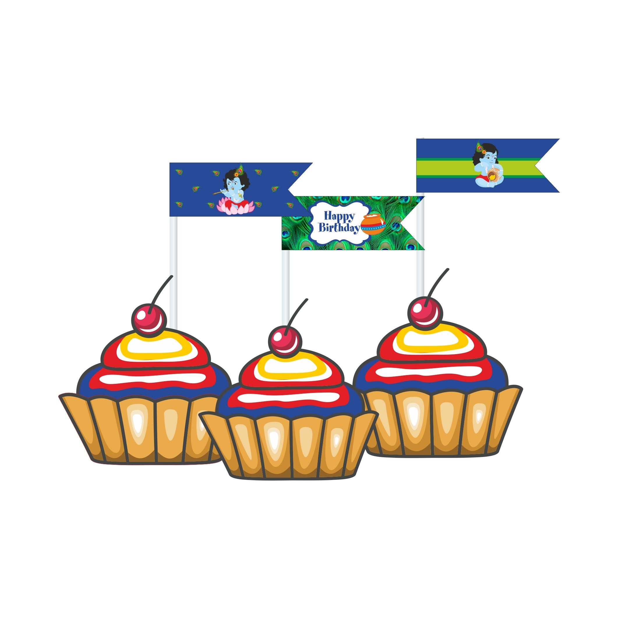 Krishna Theme Drink Straws THEME PARTIES Pretty UR Party