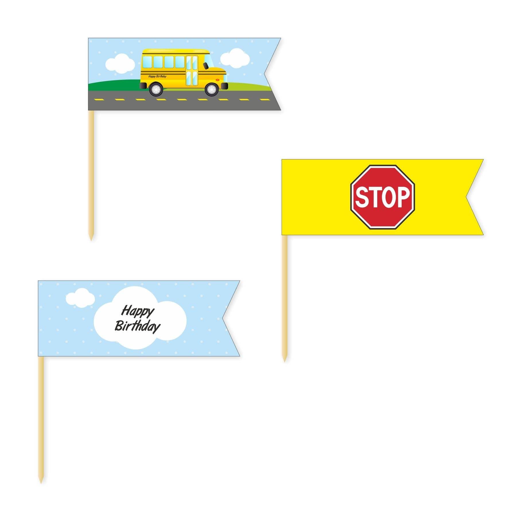 Wheels On The Bus Theme Picks THEME PARTIES Pretty UR Party