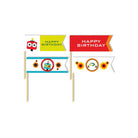 Robot Theme Drink Straws THEME PARTIES Pretty UR Party