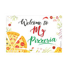 Pizza Party Theme Entrance Banner / Door Sign THEME PARTIES Pretty UR Party
