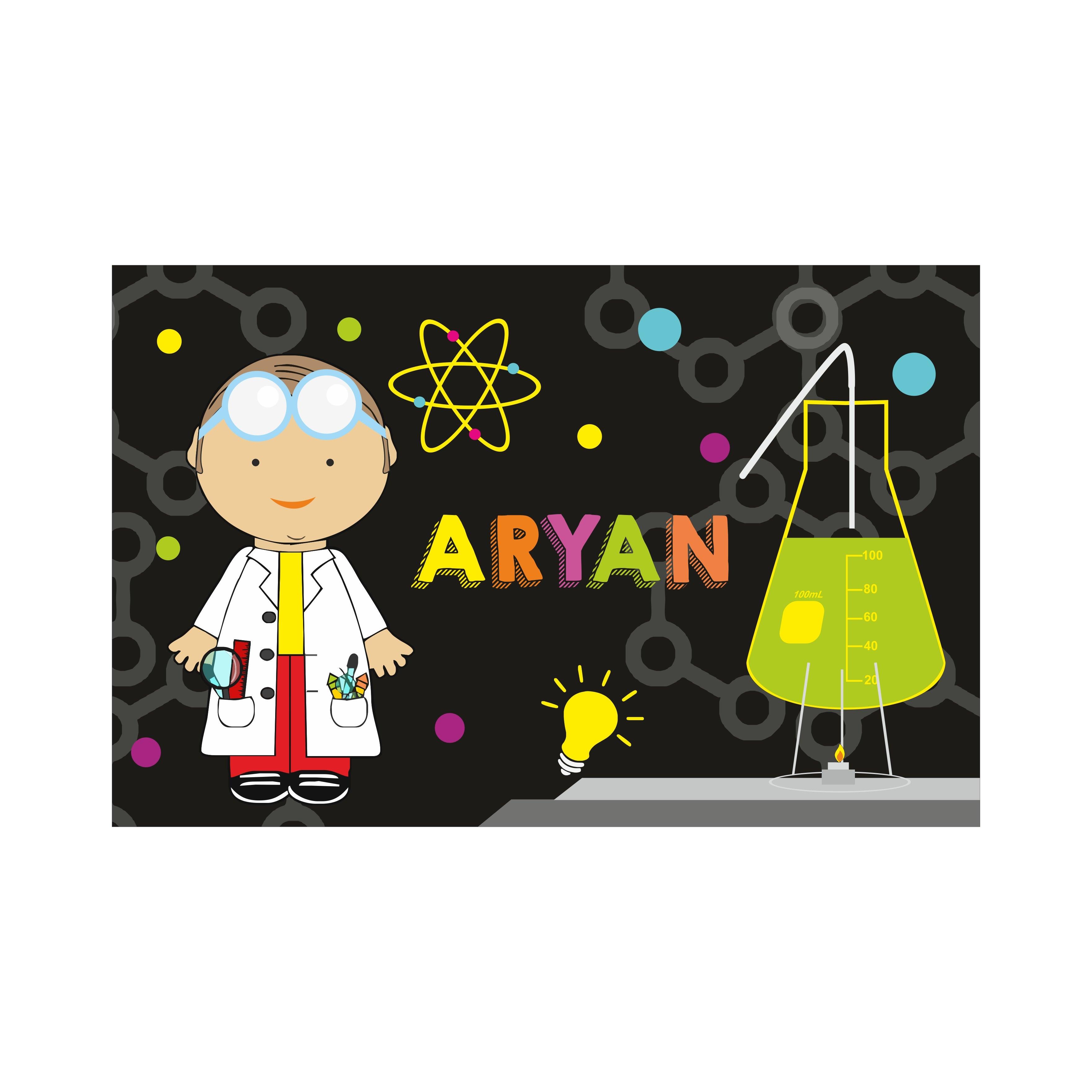 Mad Scientist Placemats THEME PARTIES Pretty UR Party