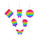 Pop It theme Party Decorations Kit - 80 Pieces combo pack PACKAGES Pretty UR Party