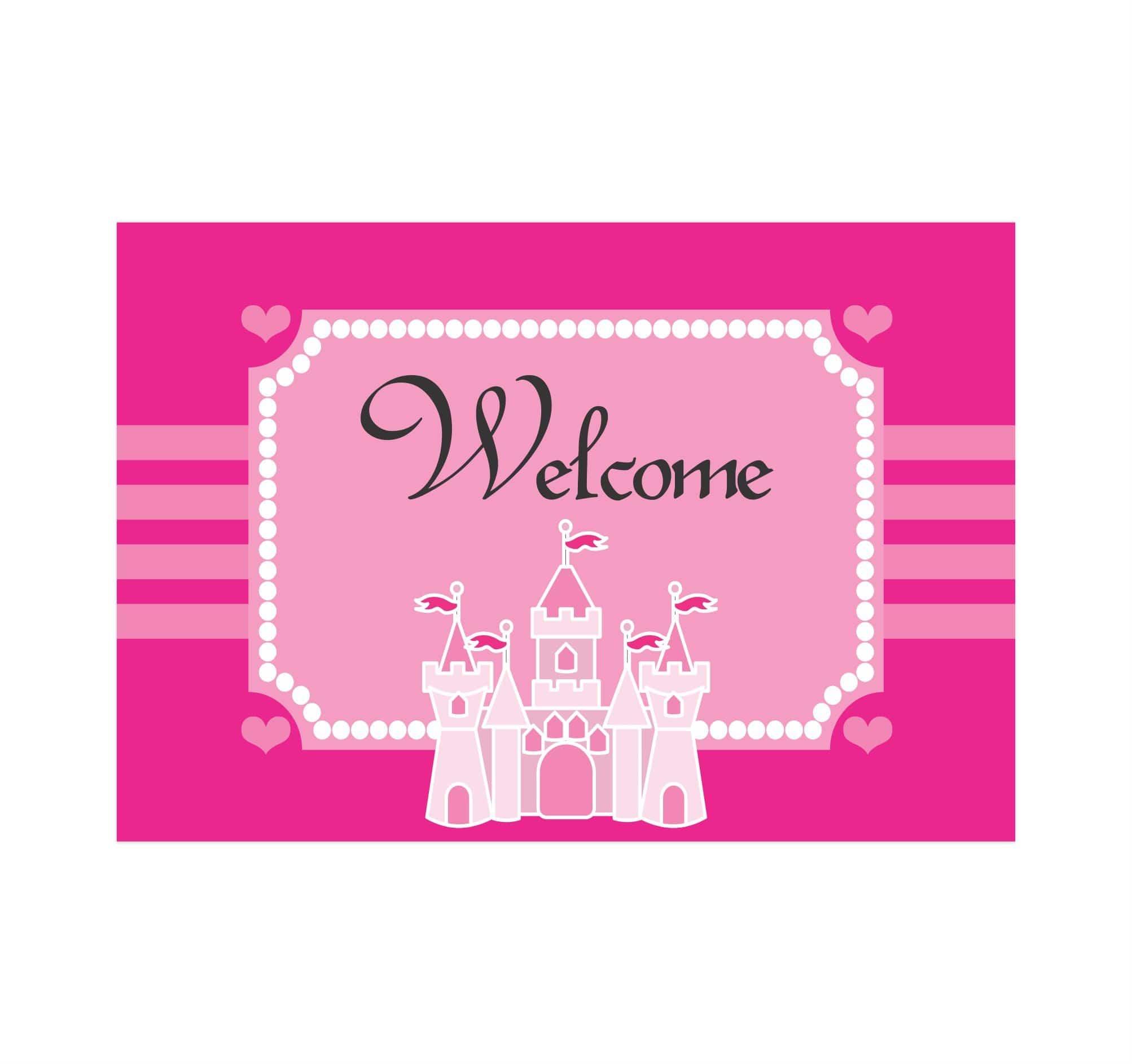 Princess 1st Entrance Banner / Door Sign THEME PARTIES Pretty UR Party