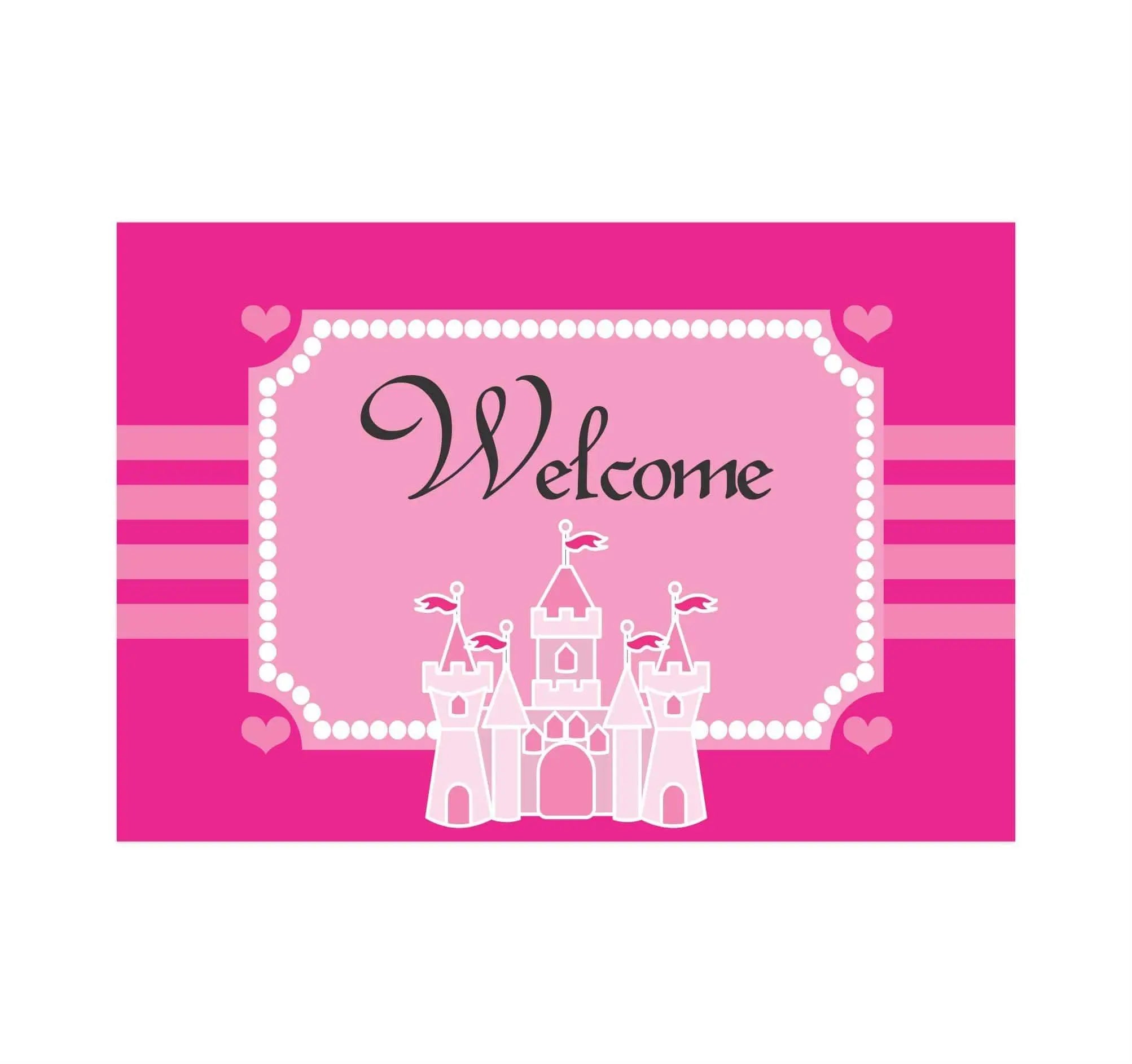 Princess 1st Entrance Banner / Door Sign THEME PARTIES Pretty UR Party Princess 1st Entrance Banner / Door Sign THEME PARTIES Pretty UR Party