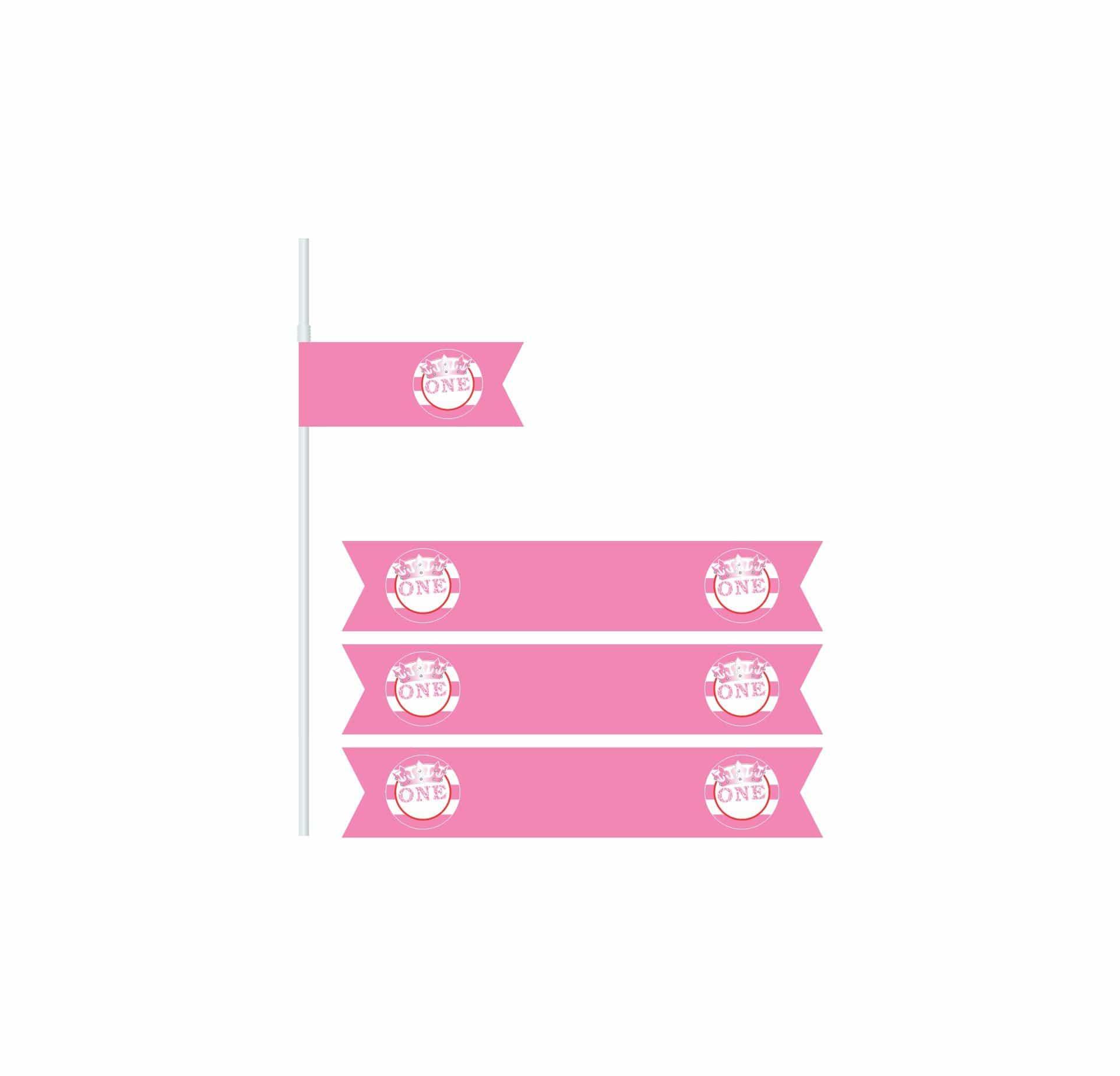 Princess 1st Drink Straws THEME PARTIES Pretty UR Party